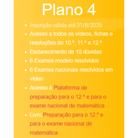 Inscrição na Academia Aberta da Matemática - plano 4