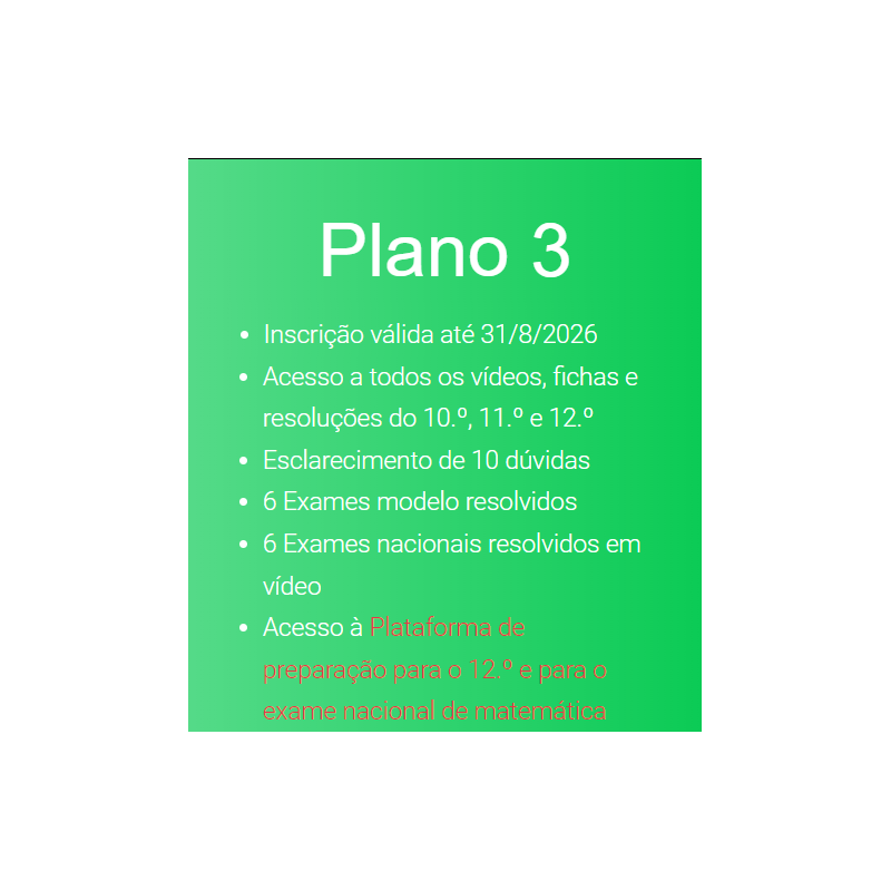 Inscrição na Academia Aberta da Matemática - plano 3