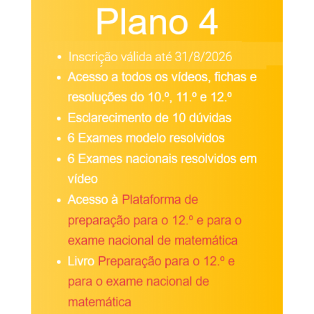 Inscrição na Academia Aberta da Matemática - plano 4